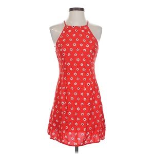 Zara Red Linen Dress